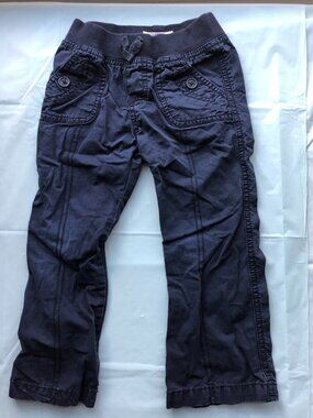OshKosh B'Gosh Toddler (3T) cargo style pants; Dark Blue; 4 Pockets; Like new